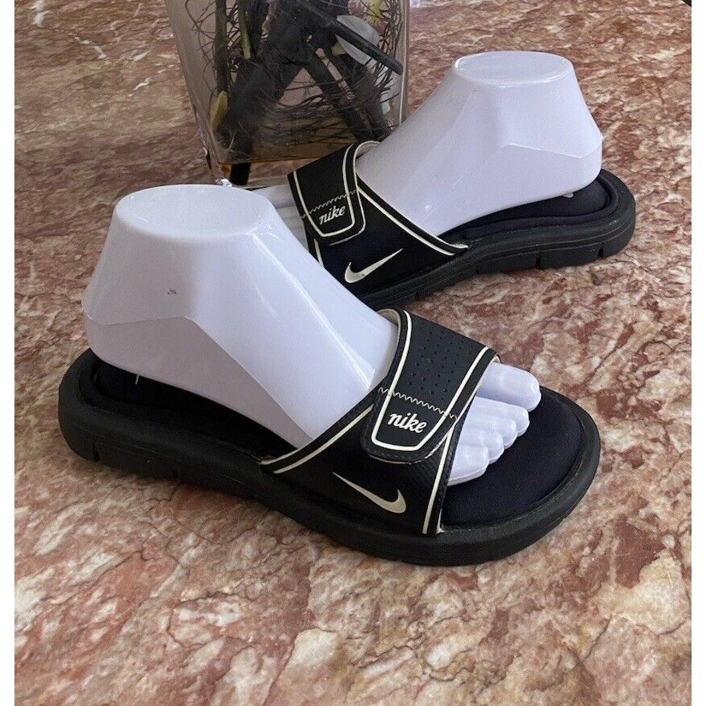 Nike Comfort Women's Footbed Black Flip Flop Sandals 360883-011 Size 8 EUC! $80 - Picture 3 of 8